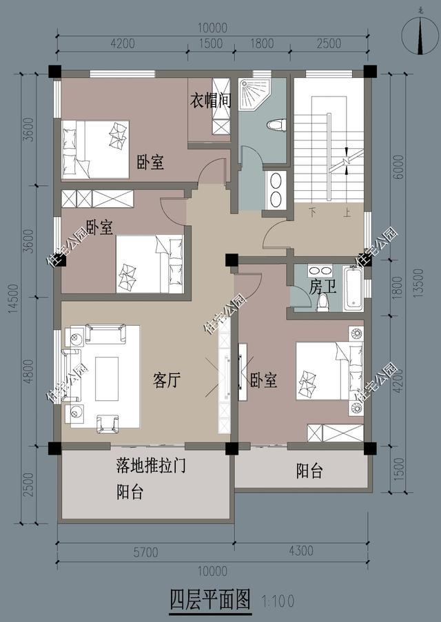 臨街住宅10米開間12米進深的多層別墅怎麼設計好