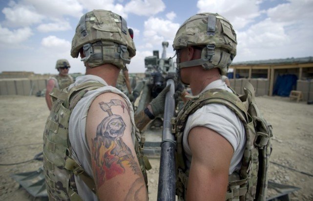 美国大兵纹身泛滥,为何纹中国字却成了主流?说了你可能不信