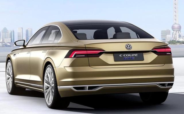 大众c coupe gte亮相了,b级轿跑迎来"春天",内饰一点不大众