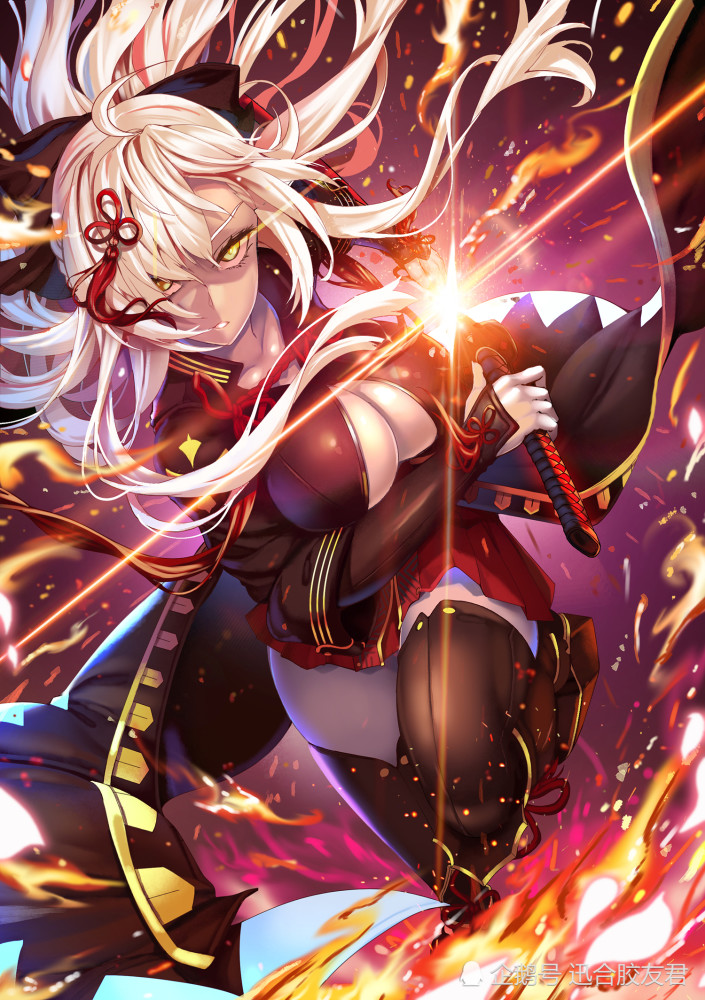 (fate 魔神总司 插画 网图)