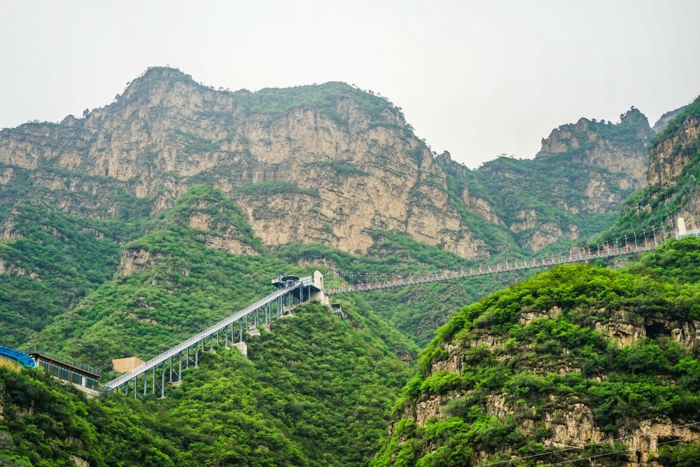 因为时间有限,所以下午安排的是野三坡这边的清泉山景