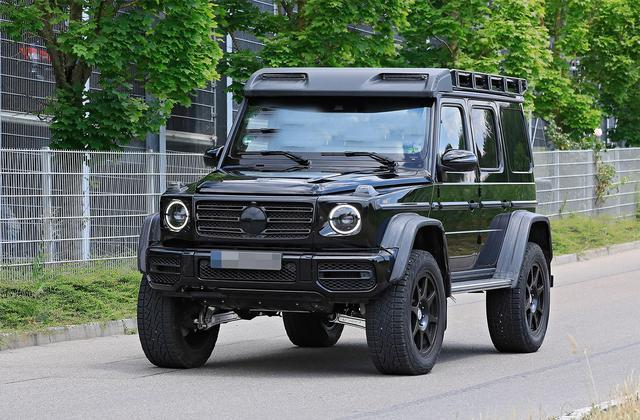 全新奔驰g级4x4路试,外观微调,售价预计将超300w