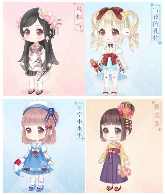 奇迹暖暖最萌的q版暖暖大眼萌妹小矮个越看越想上手rua