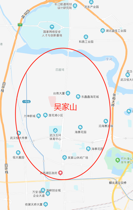 板块定位和主要产业:吴家山位于东西湖区,南部是吴家山老城区,北部正