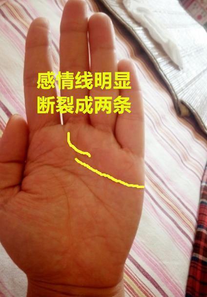 手相感情线断开 断两条 必有二婚 有两家 腾讯新闻