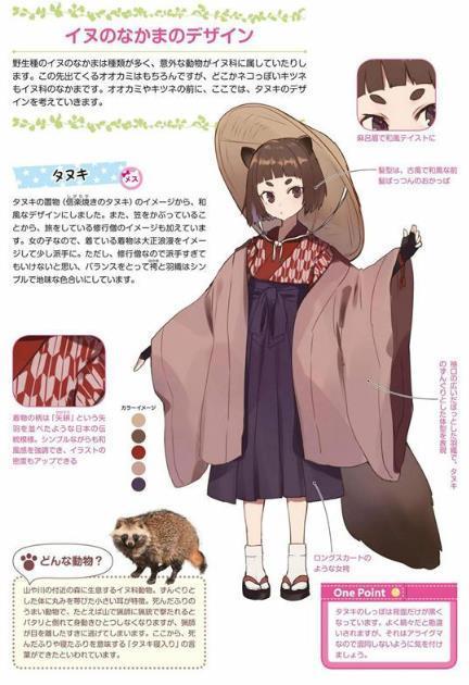 画师将动物拟人化后 狐狸变身妙龄少女 乌鸦则成了魔法师 腾讯新闻