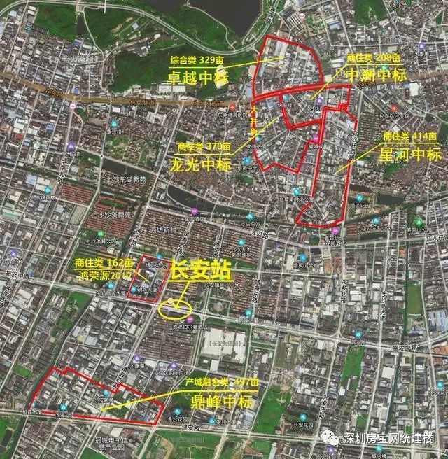 東莞長安城市更新舊改,沙頭,廈崗小夥伴們一起看一下