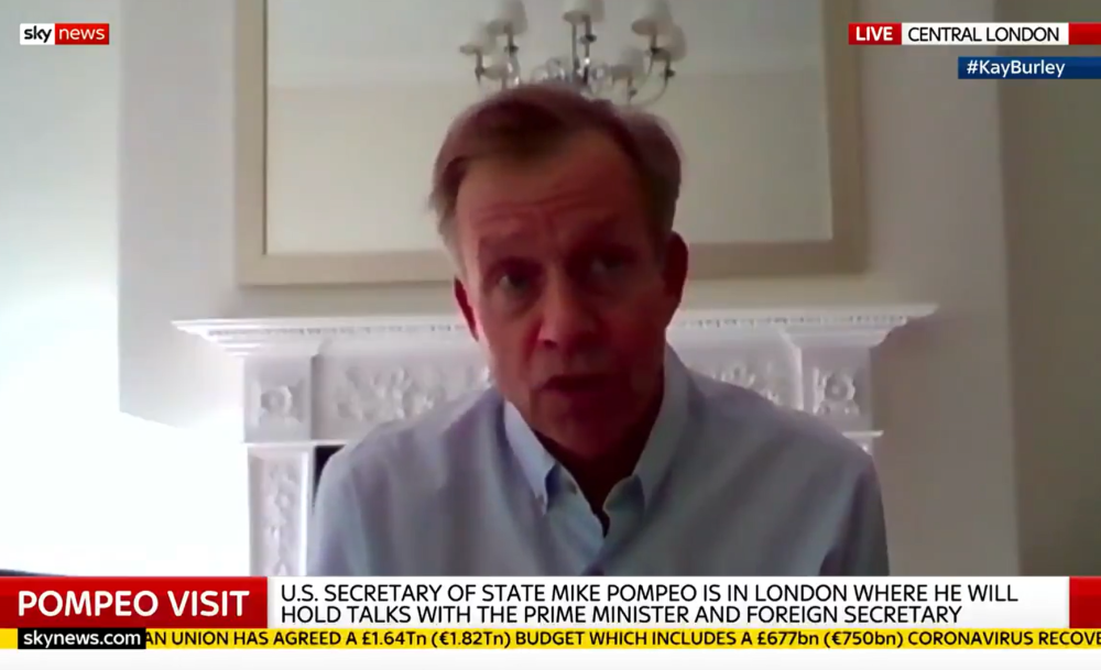 蓬佩奥|蓬佩奥访英先见对华强硬派，美外交官：他是在中国问题上施压英国