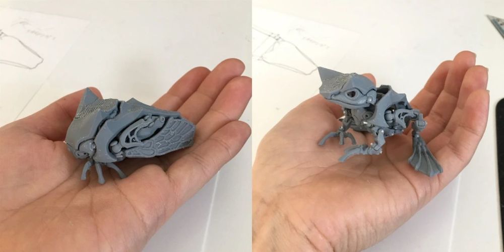 青蛙|日本机械青蛙1秒变形金属蝉，除了买不起以外哪都好