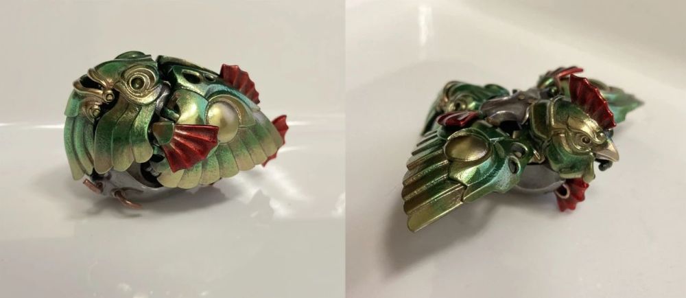 青蛙|日本机械青蛙1秒变形金属蝉，除了买不起以外哪都好