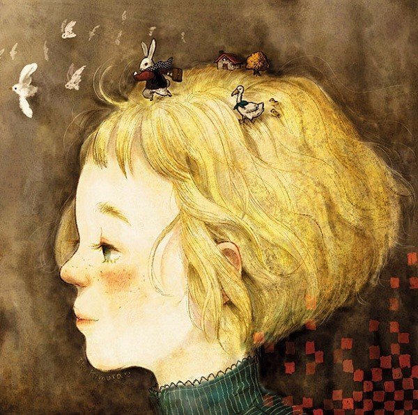 日本插画师 木村いこ676767的一组温馨的插画作品