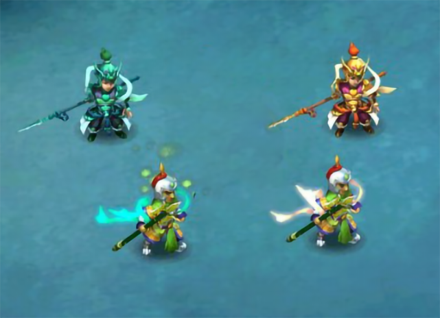 1天兵,天兵本身就有着不错的造型,可惜看起来还是呆头呆脑,不过进阶