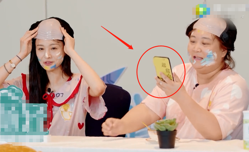 贾玲|贾玲与“秃顶”郑爽自拍，节目中途拿出手机，手机壳是认真的吗？