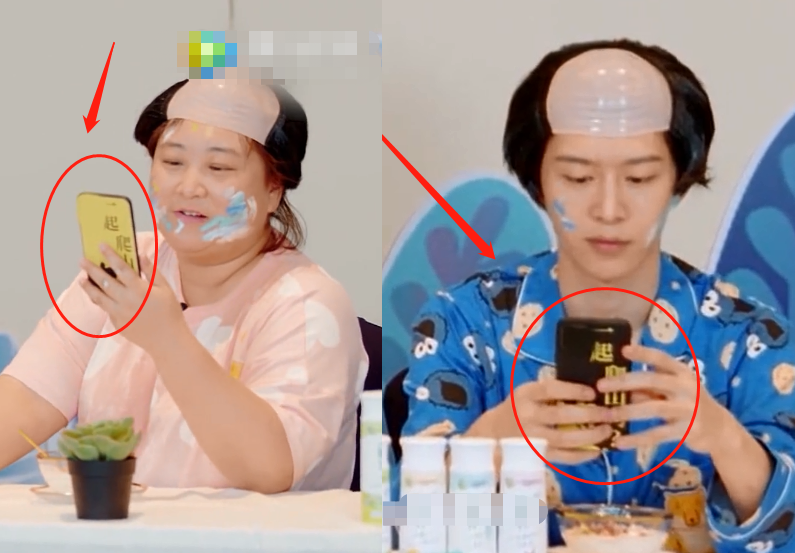 贾玲|贾玲与“秃顶”郑爽自拍，节目中途拿出手机，手机壳是认真的吗？