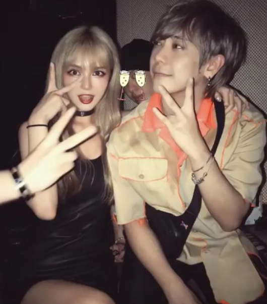 周扬青|周扬青否认与罗志祥重归于好后，首次化浓妆现身夜店狂嗨，与男友人甜蜜互动