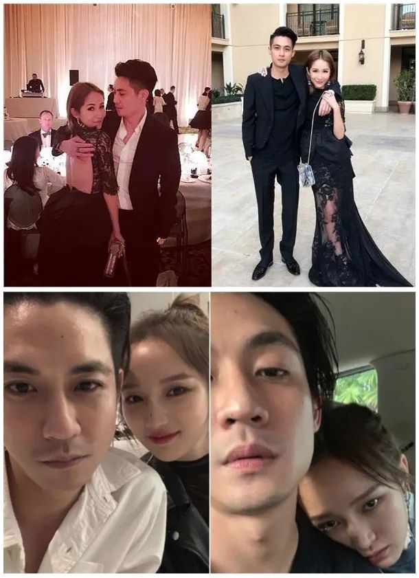 她和吴建豪的前妻石贞善的弟弟富家公子石正祥(elroy cheo)的这张