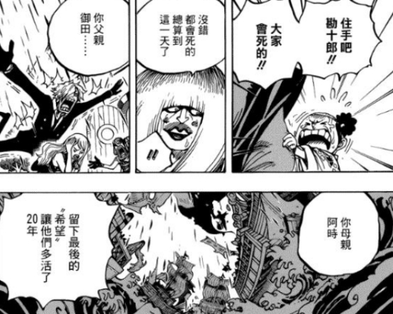 海贼王 小菊vs勘十郎 光月家武士与大蛇家臣的对决 谁更强 恶魔果实 海贼王 勘十郎 德雷斯罗萨篇 小菊 黑炭大蛇