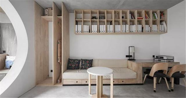 客厅扔了电视机和沙发省出10㎡不说杂物也能完美收纳真强