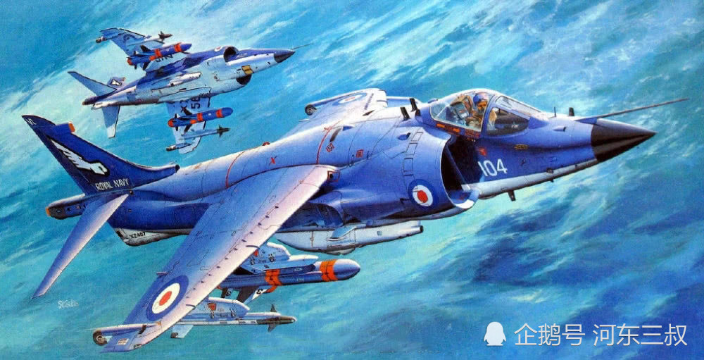 空中拼刺刀,造型独特的雅克-36垂直起降战斗机_腾讯新闻