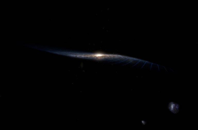 银河系|宇宙中的芭蕾舞者，6亿年旋转一圈的裙边——银河翘曲