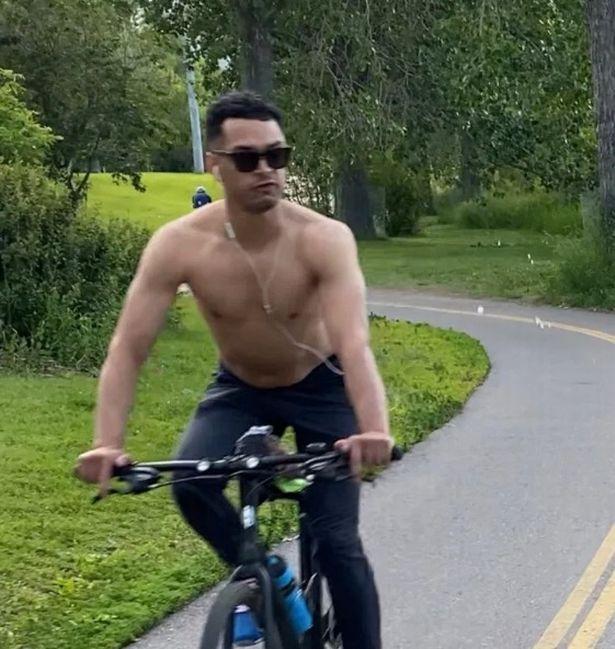 贾斯汀·威廉姆斯|恶心！加拿大肌肉男骑自行车，竟向华人女生吐口水，还吐在脸上