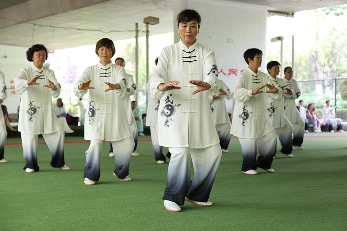 濟南市中老年人全民健身太極拳活動啟動