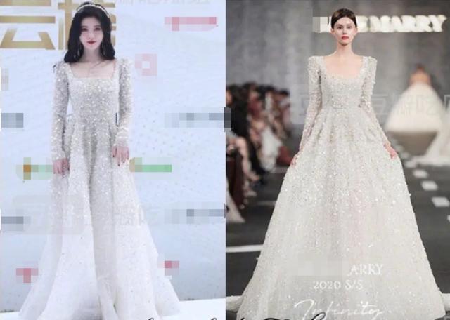 鞠婧祎|鞠婧祎人设又翻车？品牌方称礼服只为她定制，结果去年秦岚已穿过