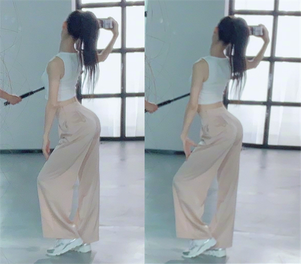 金晨|金晨晒自拍大秀婀娜身姿，蚂蚁腰蜜桃臀全程抢镜，身材超火辣