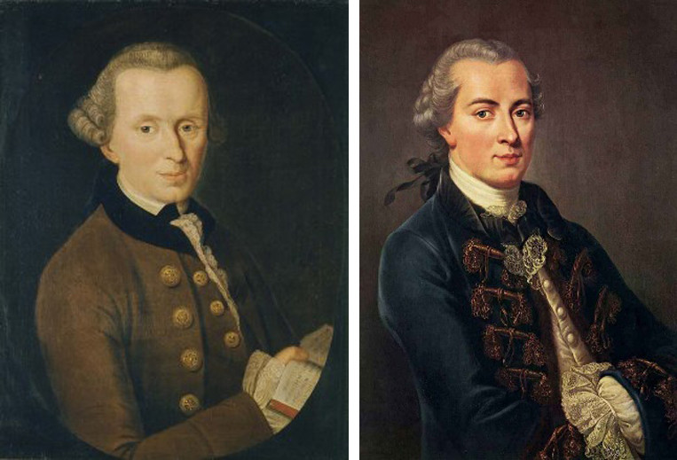 英俊的雅各比别把他的画像和康德弄混了