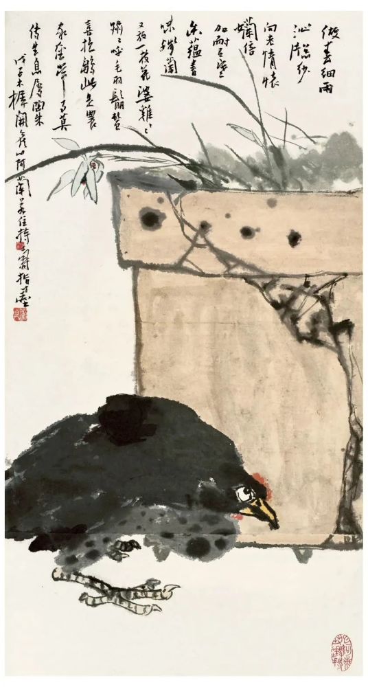 潘天寿|潘天寿：中国画离不开“形”与“色”