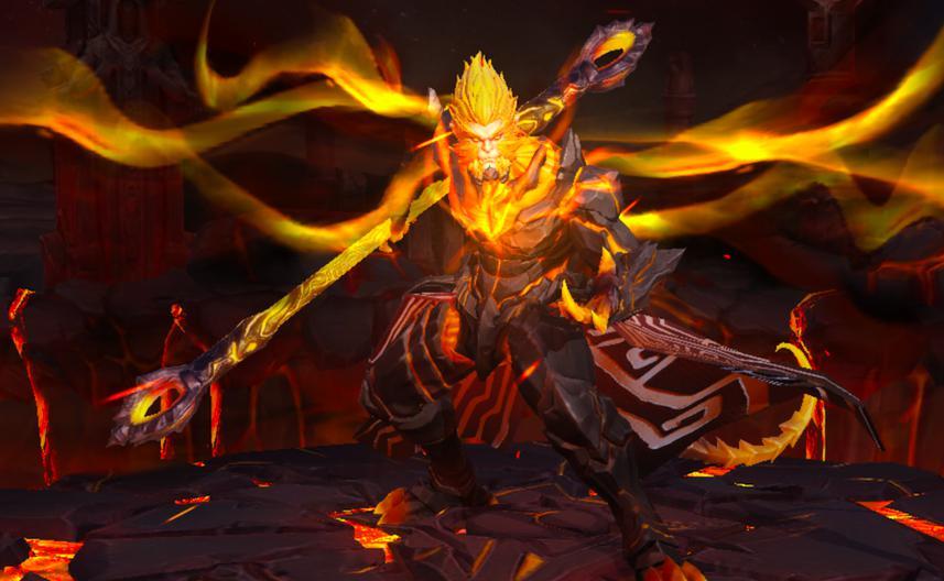 王者荣耀这些火系皮肤很燥!大神用着都冒火,最后两款已绝版