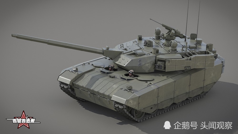 网友cg我国下一代主战坦克,连炮管都隐身,比99g坦克更紧凑!_腾讯新闻