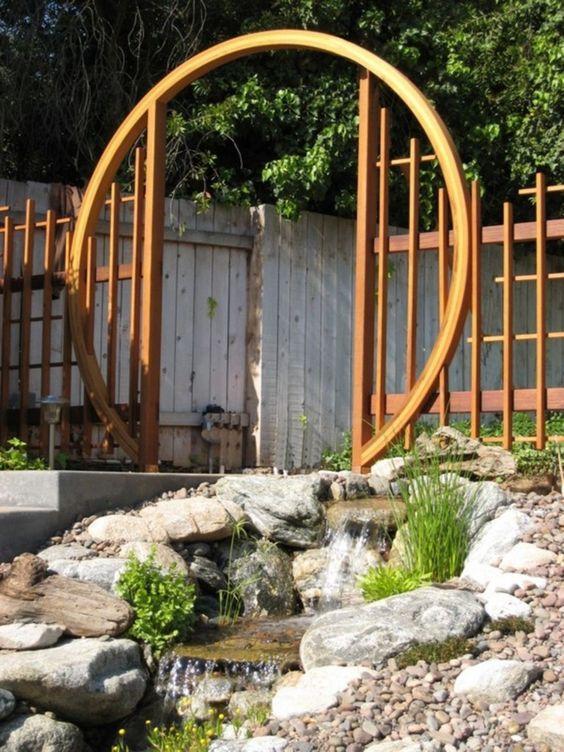 有院子的就偷着乐吧中间砌个拱形门中式庭院邻居看了都眼红