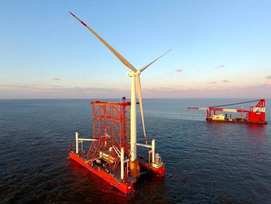 中国超级工程亚太地区最大海上风机诞生美国人有点意思