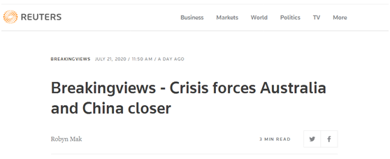 澳大利亚_时政|澳大利亚媒体：中国超越美国，成为澳大利亚最大研究合作伙伴