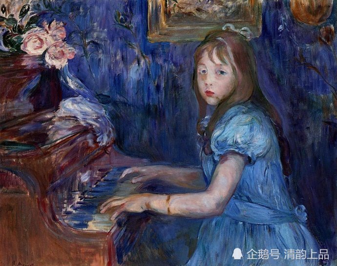 贝尔特·莫里索|雷诺阿称她为“纯洁的天才”，印象派女画家莫里索油画作品欣赏