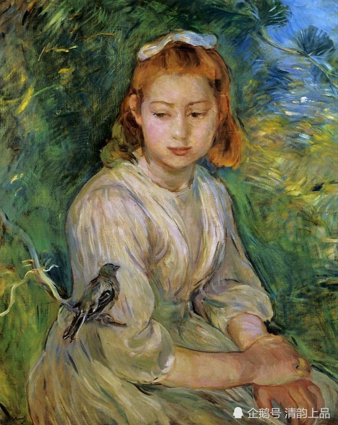 贝尔特·莫里索|雷诺阿称她为“纯洁的天才”，印象派女画家莫里索油画作品欣赏