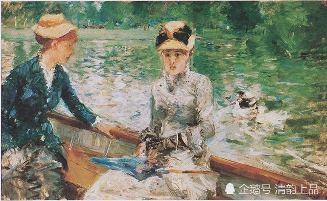 贝尔特·莫里索|雷诺阿称她为“纯洁的天才”，印象派女画家莫里索油画作品欣赏