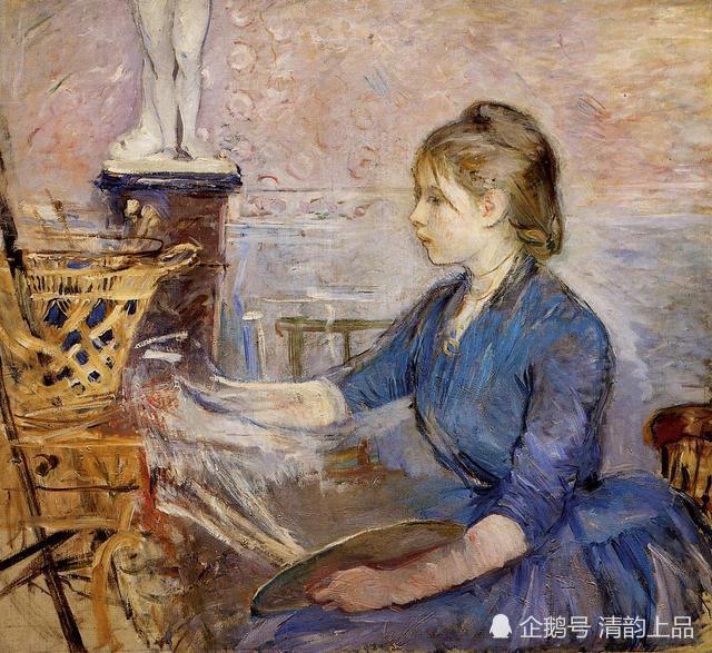 贝尔特·莫里索|雷诺阿称她为“纯洁的天才”，印象派女画家莫里索油画作品欣赏