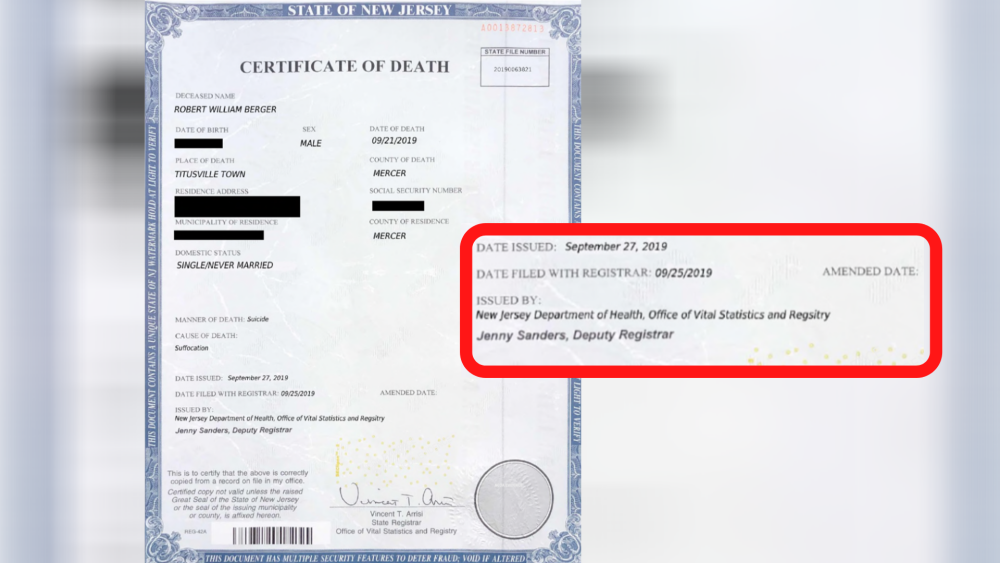 罗伯特·伯杰|为逃1年监禁，美国男子伪造死亡证明却写错字，现可能再加4年