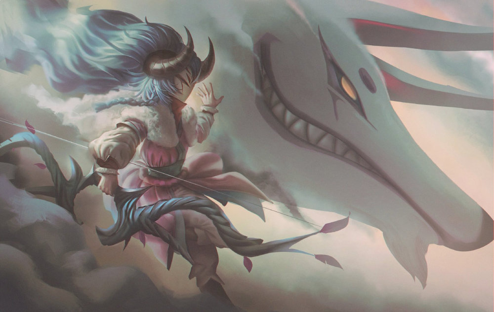 lol千珏灵魂莲花新皮肤体验摘下面具的样子很可爱狼灵像极了漫画角色