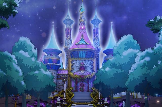 叶罗丽漫画中的城堡最美不过花海潮颜爵的翠竹亭最罕见