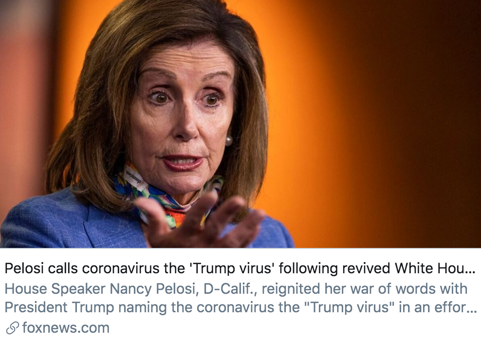 特朗普|死亡超14万，佩洛西称“特朗普病毒”正在残害美国