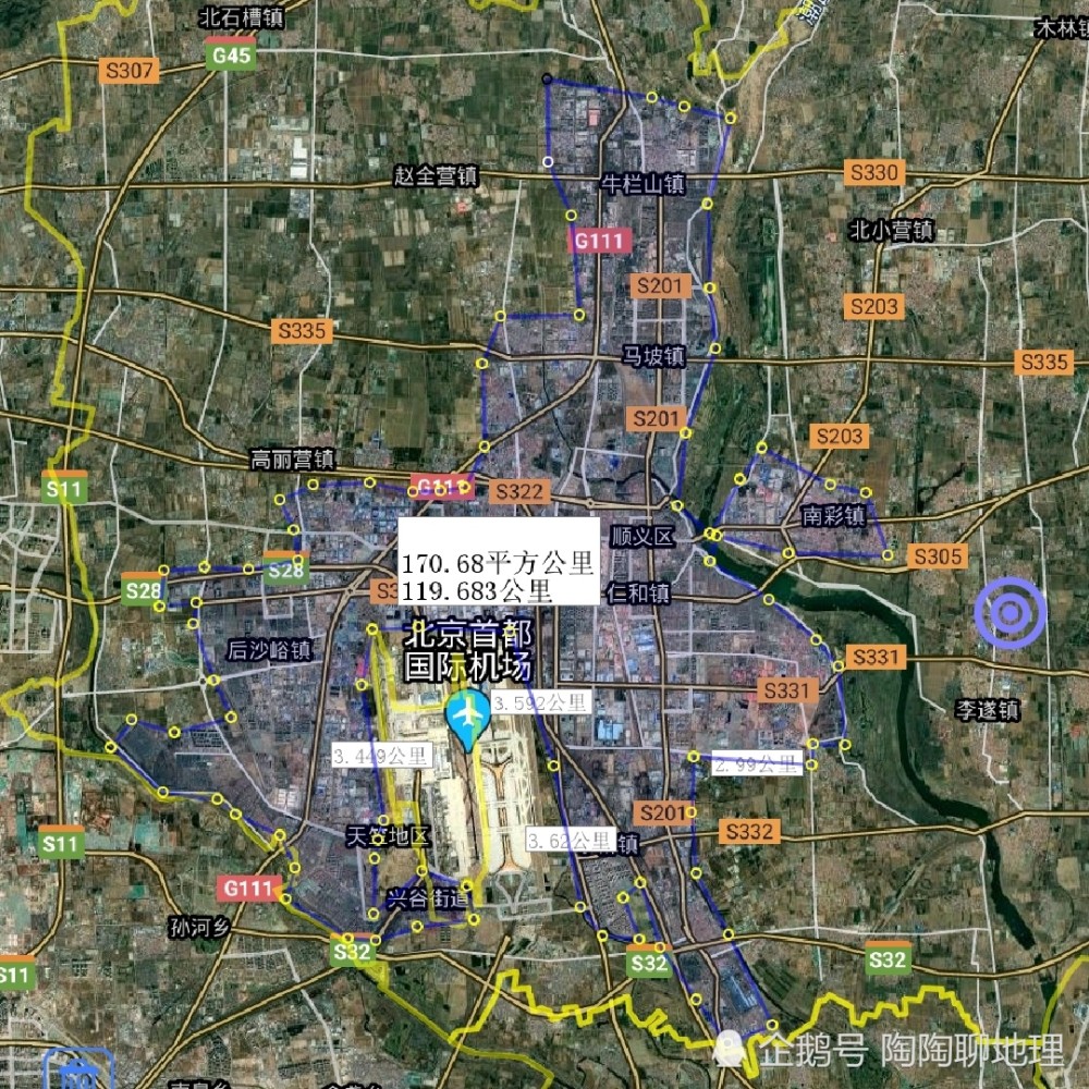 北京|北京市16区建成区面积排名，朝阳区最大，延庆区最小，了解一下？