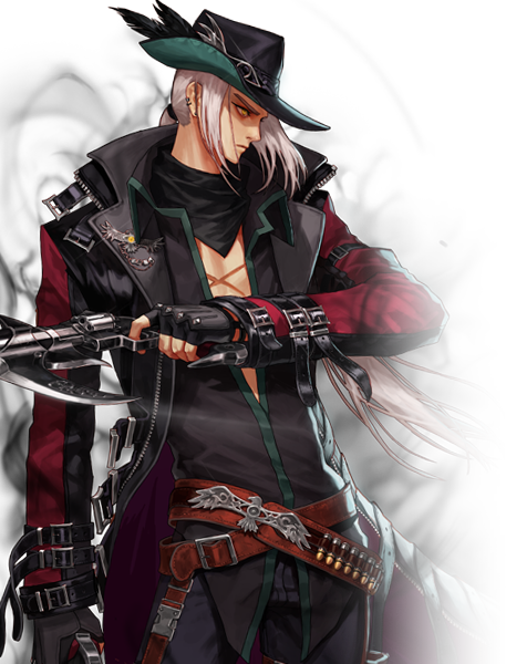 漫游枪手一直都以帅气诸城,无论是外表还是连招,无不帅气.