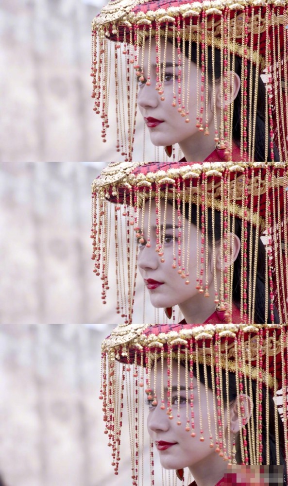 迪丽热巴|代斯新剧要播出，剧中的她妩媚动人，特别是紫衣的她不输迪丽热巴