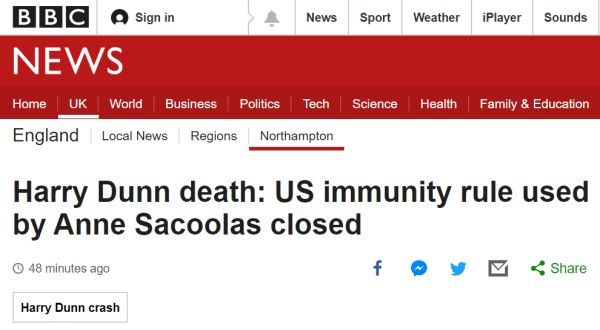 外交豁免权|撞死英国青年的美外交官妻子逮捕有望？英美取消其外交豁免权