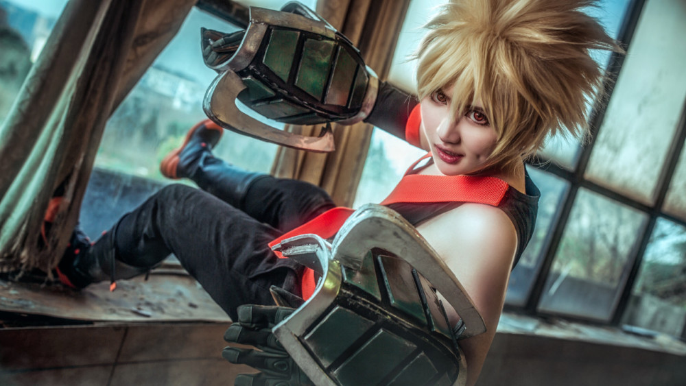 我的英雄学院爆豪胜己cosplay