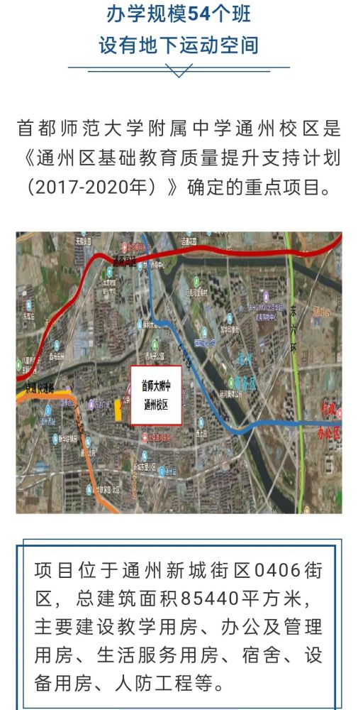 首都师范大学附属中学|副中心再添一所优质中学，提供2310个学位！明年9月就投用！