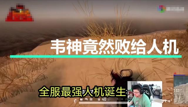 人机也能吃鸡？韦神竟然被人机单杀，送人机吃鸡